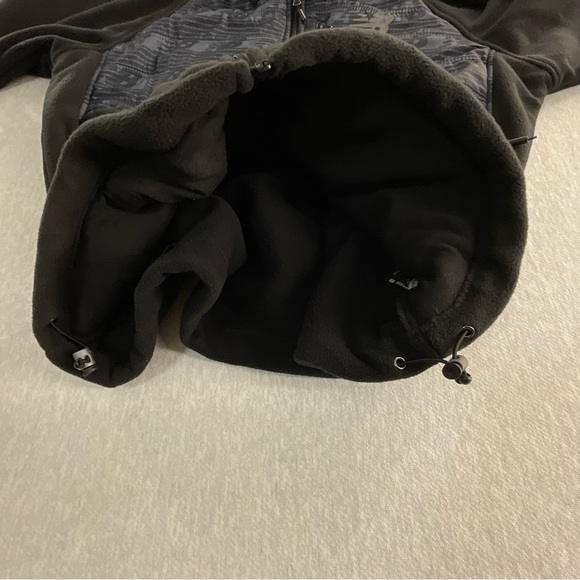 NEW BALANCE BRAND GRAFIC LIGHTWEIGHT MEN’S FLEECE JACKET SIZE: XL BLACK AND GRAY - Picture 14 of 16